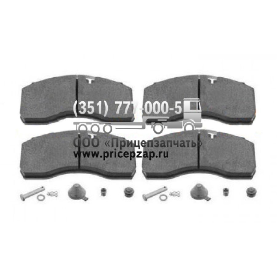 Колодки тормозные BPW (на диск) MDP3087K Колодки тормозные BPW (на диск) MDP3087K